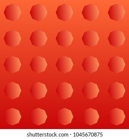 Bright and colorful abstract background. Smooth gradient with geometric figures. Decorative vibrant texture. Vector cover for poster, card template, annual report, magazine, website, banner design.