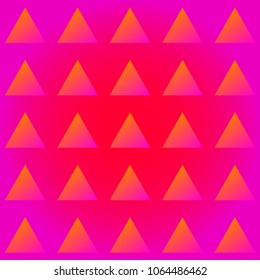 Bright and colorful abstract background. Smooth gradient with geometric figures. Decorative vibrant texture. Vector cover for poster, card template, annual report, magazine, website, banner design.