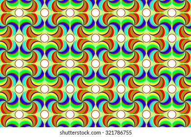 bright colorful abstract background vector of circle shape