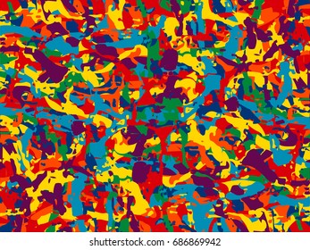 Bright colorful abstract background,vector Illustration.4:3 format