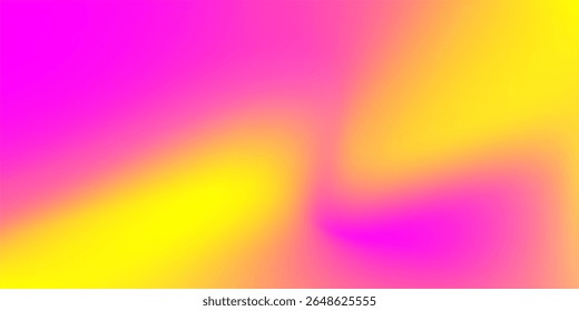 Bright and colorful abstract gradient background blending hues of yellow and pink,  Ideal for digital backdrops, contemporary designs, and visual presentations