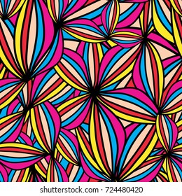 Bright colorful abstract seamless pattern. 
