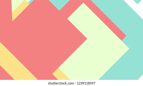 Bright colorful abstract vector backgrounds, consisting of boxes. Pattern with a colored box with a white background.