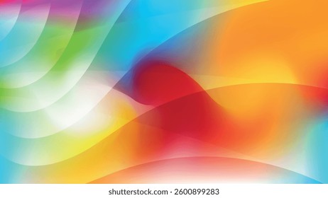 Bright colorful abstract wallpaper. Excellent solution for interior decoration, corporate attributes, advertising design and your other projects. Vector.