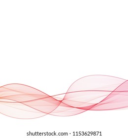 Bright colorful abstract wave