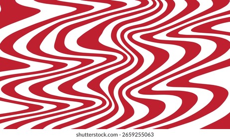 Ondas abstractas brillantes y coloridas en formato de Vertical con inspiración retro de los años 60 y 70, ideales para obras de arte digitales funky, carteles trippy y composiciones estéticas vintage