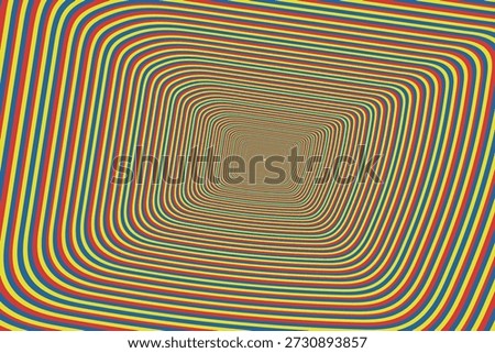 Bright colorful art striped pattern. Vector optical illusion vibrant background. Artwork unusual print