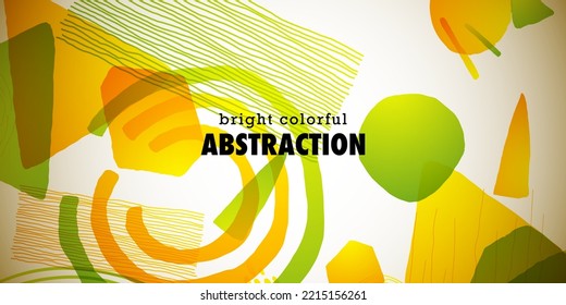 Fondo colorido brillante con puntos, formas y líneas abstractas. Excelente para imprimir, afiches, volantes, embalaje, invitaciones, postales, diseños textiles y otros accesorios.