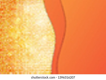 Bright colorful background with glitter effect. Abstract waves, layers. Empty space for text. Trendy modern vector illustration for your design.