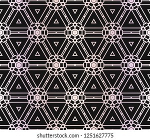 Bright And Colorful Backgrounds Or Digital Papers. Backdrop. Vector Illustration. For Design, Wallpaper, Fashion, Print. Seamless Pattern With Abstract Geometric Style.