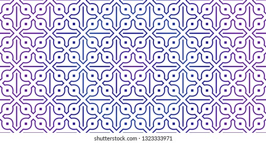 Bright And Colorful Backgrounds Or Digital Papers. Backdrop. Vector Illustration. For Design, Wallpaper, Fashion, Print. Seamless Pattern With Abstract Geometric Style. Blue purple gradient.