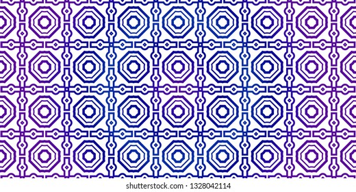 Bright And Colorful Backgrounds Or Digital Papers. Backdrop. Vector Illustration. For Design, Wallpaper, Fashion, Print. Seamless Pattern With Abstract Geometric Style. Blue purple gradient.