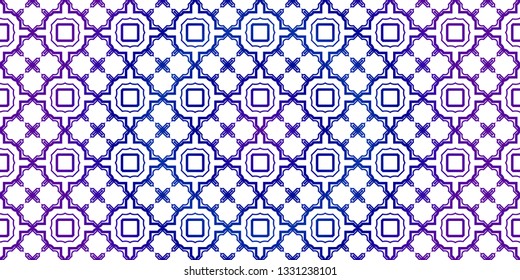 Bright And Colorful Backgrounds Or Digital Papers. Backdrop. Vector Illustration. For Design, Wallpaper, Fashion, Print. Seamless Pattern With Abstract Geometric Style. Blue purple gradient.