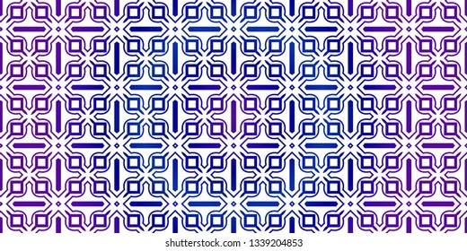 Bright And Colorful Backgrounds Or Digital Papers. Backdrop. Vector Illustration. For Design, Wallpaper, Fashion, Print. Seamless Pattern With Abstract Geometric Style. Blue purple gradient.