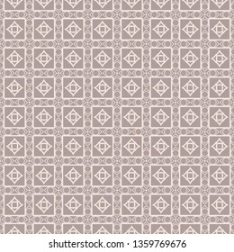 Bright And Colorful Backgrounds Or Digital Papers. Backdrop. Vector Illustration. For Design, Wallpaper, Fashion, Print. Seamless Pattern With Abstract Geometric Style. Light brown color.