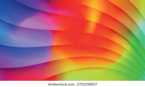 Bright colorful blur effect background. An excellent background for social media pages, posters, presentations, outdoor advertising, and other projects. Vector.