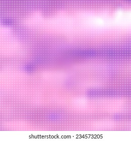 Bright colorful  blurred abstract background with halftone effect.Vector illustration. 
