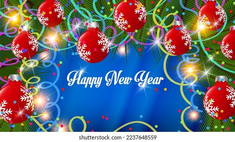 Bright colorful Christmas card. Vector illustration for celebration, party, holiday, invitation and Your project.Modern Creative Style.