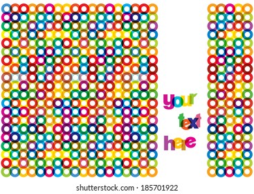 bright colorful circles background