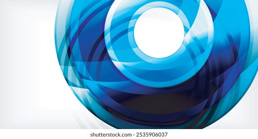 Círculos coloridos brillantes con efectos de luz. antecedentes Abstractas