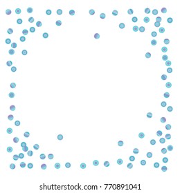 Bright colorful Confetti, snow falling. Bright colorful background, cute and fun decoration. Vector illustration for celebration, party, festive, holiday. Design for cards, invitations