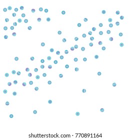 Bright colorful Confetti, snow falling. Bright colorful background, cute and fun decoration. Vector illustration for celebration, party, festive, holiday. Design for cards, invitations