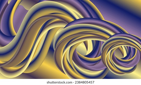 Bright colorful fantastic wallpapers. Abstract swirling shapes against a background of mixing colors. Vector.