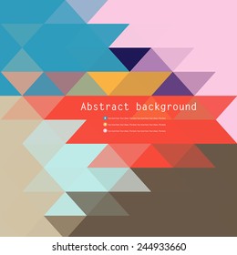 bright colorful the geometric abstract a background