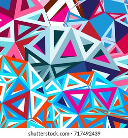 bright colorful the geometric abstract a background