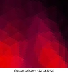 Heller, bunter, geometrischer Hintergrund. Hexagons.