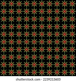 Bright colorful geometric pattern in repeat. Fabric print. Seamless background