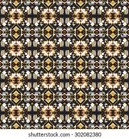 Bright colorful geometric seamless background with a regular pattern.