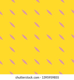 Bright colorful geometric seamless pattern. Simple minimal vector abstract texture with small shapes, diagonal lines. Yellow and pink color. Minimalist funky repeat background. Cute summer design