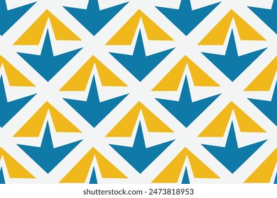 Bright colorful geometric seamless pattern. abstract background with modern minimal shape. Cute geometric line textures. Yellow, green, white color
