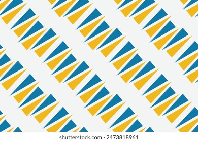 Bright colorful geometric seamless pattern. abstract background with modern minimal shape. Cute geometric line textures. Yellow, green, white color