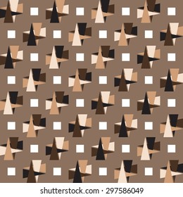 Bright colorful geometric seamless pattern