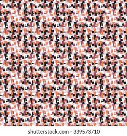 Bright colorful geometric seamless pattern. Abstract mottled background of colored interlocking triangles. Suitable for fabric, wallpaper, design.