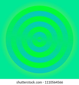 Bright and colorful geometric shape. Abstract gradient figure with color background. Vector decorative object. Creative symbol for your design.