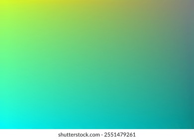 A bright and colorful gradient background blending yellow, green, and teal hues. abstract background