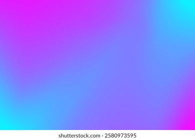 Bright and colorful gradient blending pink, blue, and purple tones, ideal for backgrounds, digital art, or modern design. simple background, elegant.