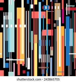 bright colorful graphic abstract pattern