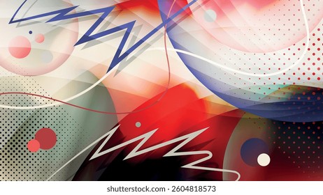 Bright colorful grunge wallpaper. A beautiful illustration for interior decoration, corporate designs, blogs, postcards, posters and your other projects. Vector. 

