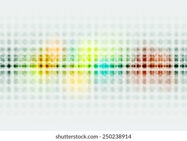 Colorido y brillante fondo de círculos de alta tecnología. Diseño de vectores
