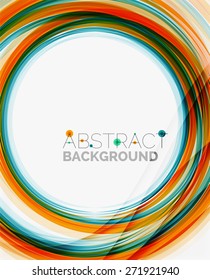 Bright colorful line abstract background, motion concept