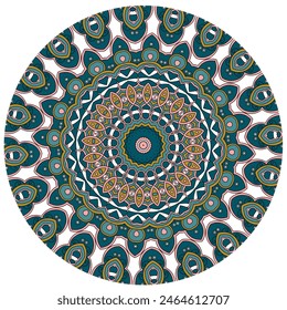 Bright and Colorful Mandala Design