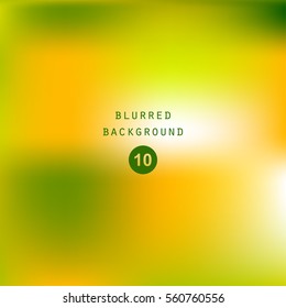 Bright colorful modern smooth juicy green yellow gradient color abstract background wallpaper. Vector illustration blurred color, blur gradient, business graphic image soft ethereal backdrop template