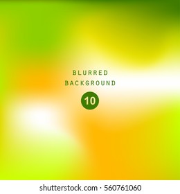 Bright colorful modern smooth juicy green yellow gradient color abstract background wallpaper. Vector illustration blurred color, blur gradient, business graphic image soft ethereal backdrop template