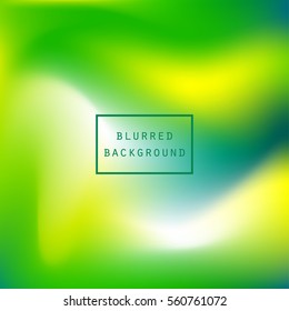 Bright colorful modern smooth juicy green yellow gradient color abstract background wallpaper. Vector illustration blurred color, blur gradient, business graphic image soft ethereal backdrop template