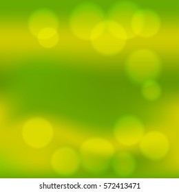 Bright colorful modern smooth juicy green yellow gradient color abstract background wallpaper. Vector illustration blurred color, blur gradient, business graphic image soft ethereal backdrop template