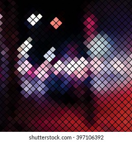 Bright colorful mosaic background